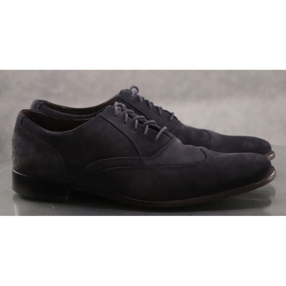 John Varvatos Men\'s Wingtip Oxfords Dress Shoes Size 12 M Nubuck Leather Blue main image 8